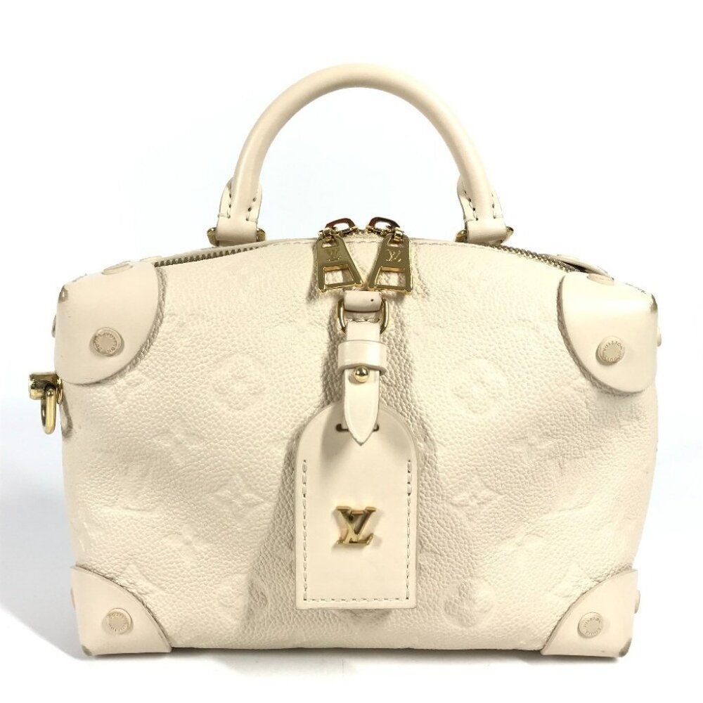 LOUIS VUITTON M45394 MonogramEmpreinte Petite Malle Souple Bag Box Bag Hand Bag